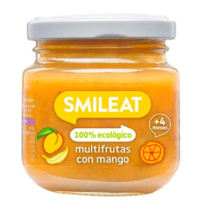 Tarrito Multifrutas ecologico Smileat 130 Gr
