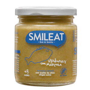 Tarrito verduras merluza Smileat 230g