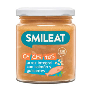 Tarrito arroz salmón 230g Smileat