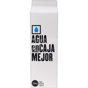 Agua mineral en CAJA MEJOR 500 ml