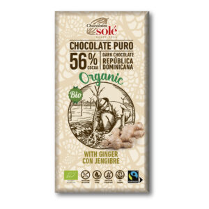 Choco Negro Jengibre 100gr Sole