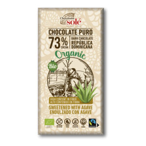 Choco Negro Agave 73% Sole 100g