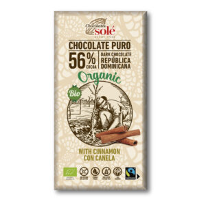 Choco Negro Canela 100gr Sole
