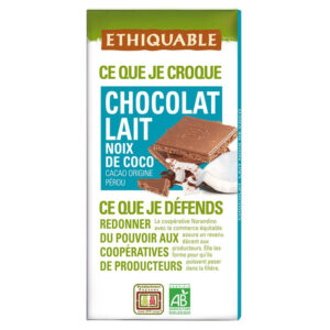 Choco Leche Coco 100gr Ethiquable