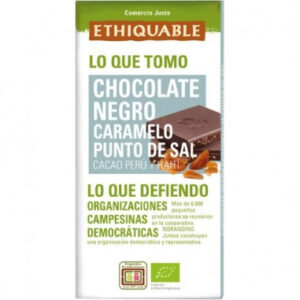 Choco Negro Caramelo-Sal 100gr Ethiquable