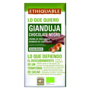 Choco negro Gianduja 100g Ethiquable