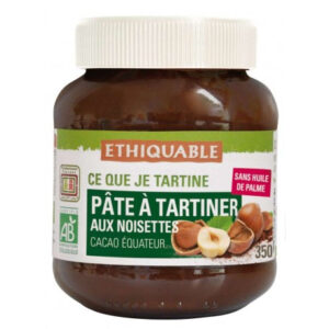 Crema Cacao-Avellanas 350gr Ethiquable