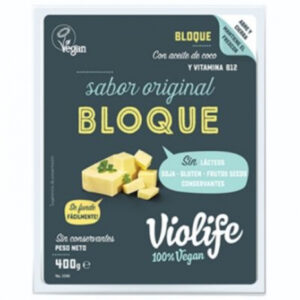 Bloque Vegano Sabor queso original 400 gr Violife