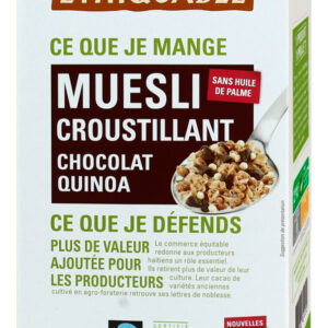 Muesli Choco-Arroz-Quinoa 375gr Ethiquable
