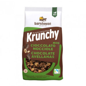 Krunchy Choco negro avellanas 375g Barnhouse