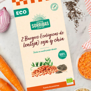 Burger Lentejas-Chia 160g Sorribas