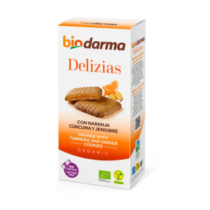 Delizias Naranja-Curcuma-Jeng. 125gr BioDarma