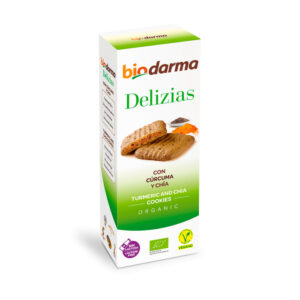Delizias curcuma y chia 125g BioDarma