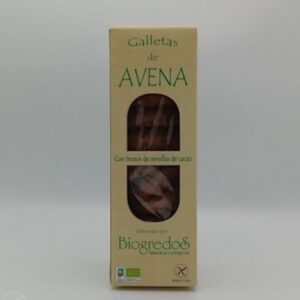 Galletas avena nibs cacao S/Gluten Biogredos 200g - Imagen 1