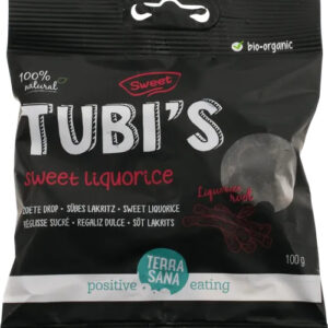 Regaliz dulce Tubi 100gr Terra Sana