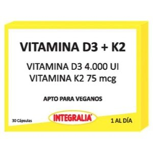 VITAMINA D3 K2 30 CAPS INTEGRALIA