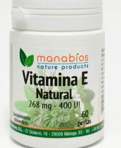 Vitamina E MANABIOS 60 Perlas
