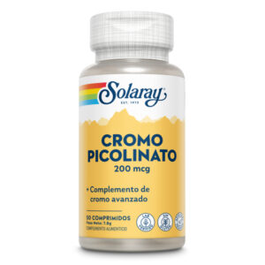 PICOLINATO DE CROMO 200MCG 50 COMP. SOLARAY