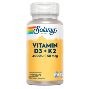 VITAMIN D3+K2 120 CAPS SOLARAY