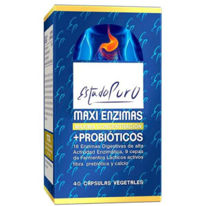 MAXI ENZIMAS + PROBIOTICOS 40 CAPS ESTADO PURO