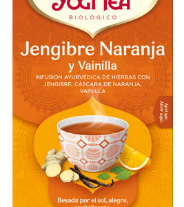 Yogi Tea jengibre, naranja vainiilla 17 bolsitas