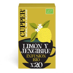 Limon y Jengibre, 20 bolsitas CUPPER