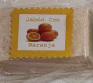 Jabon Artesano Naranja Adismar 140 gr aprox.