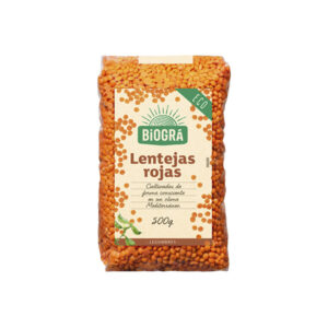 Lenteja Roja 500gr Biogra
