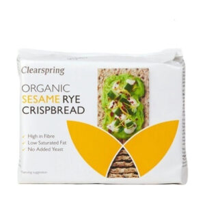 knackebrod centeno cracker sésamo 200gr Clearspring
