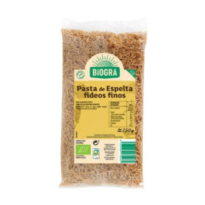 Fideo Espelta Int. 250gr Biogra
