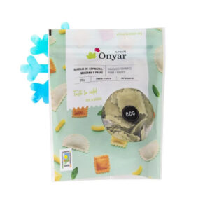 Raviolis espinacas, manzana, pasas 250g Onyar