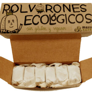 Caja Polvorones Massaxuxes veganos S/gluten 210g