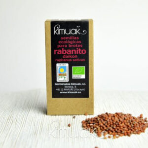 Semillas Daikon germinar 75g Kimuak