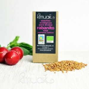 Semillas Rabanito rosa germinar 75 g Kimuak