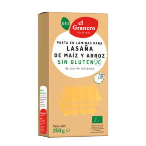 LasaÑa sin Gluten Granero 250g