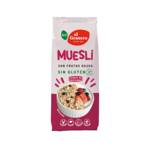 Muesli Frutos rojos S/Gluten Granero 375g