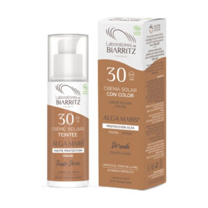 Crema solar facial color Dorada SPF30, 50 ml BIARRIZT