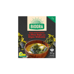 Sopa Miso algas instant 40g Biogra