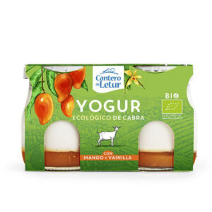 Yogur cabra mango/vainilla 2x125 Letur